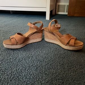Ugg Cloverdale Espadrille Wedge Sandal Size 8